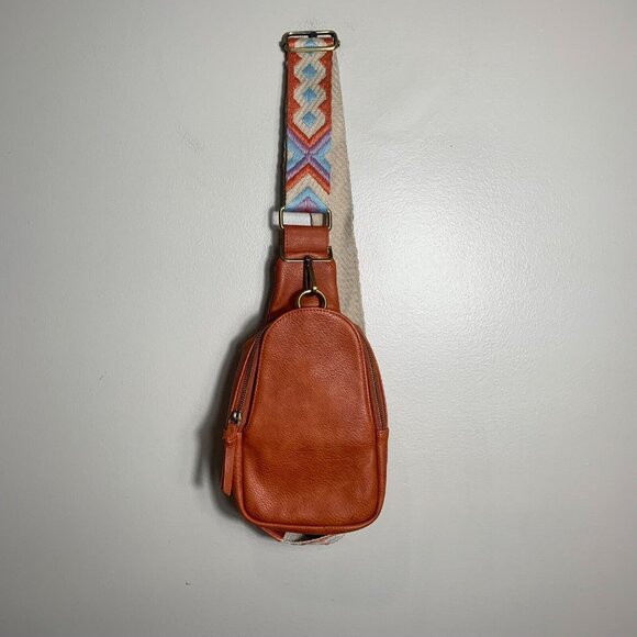Anthropologie Handbags - Anthropologie Urban Originals Liberty Rust Crossbody Sling Satchel Bag